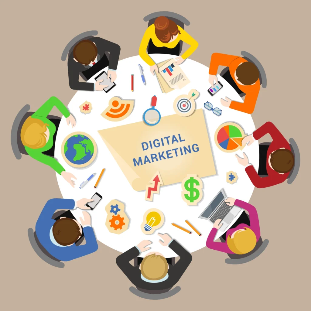 digital marketing group discussion image