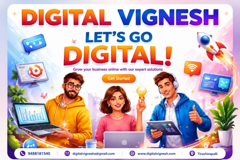 digital vignesh home page hero section image